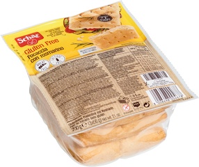 FOCACCIA ROZEMARIJN GLUTENVRIJ 200 GRAM