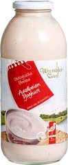 AARDBEIENYOGHURT IN GLAS (6) 1 LITER