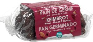 KIEMBROOD TARWE MET AMANDEL + FRUIT 400 GRAM